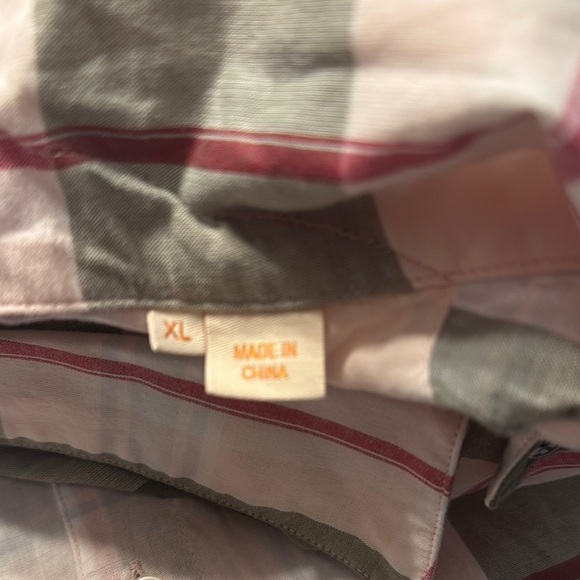 BOSS ORANGE Green and White Casual Button Down Shirt - Picture 6 of 7